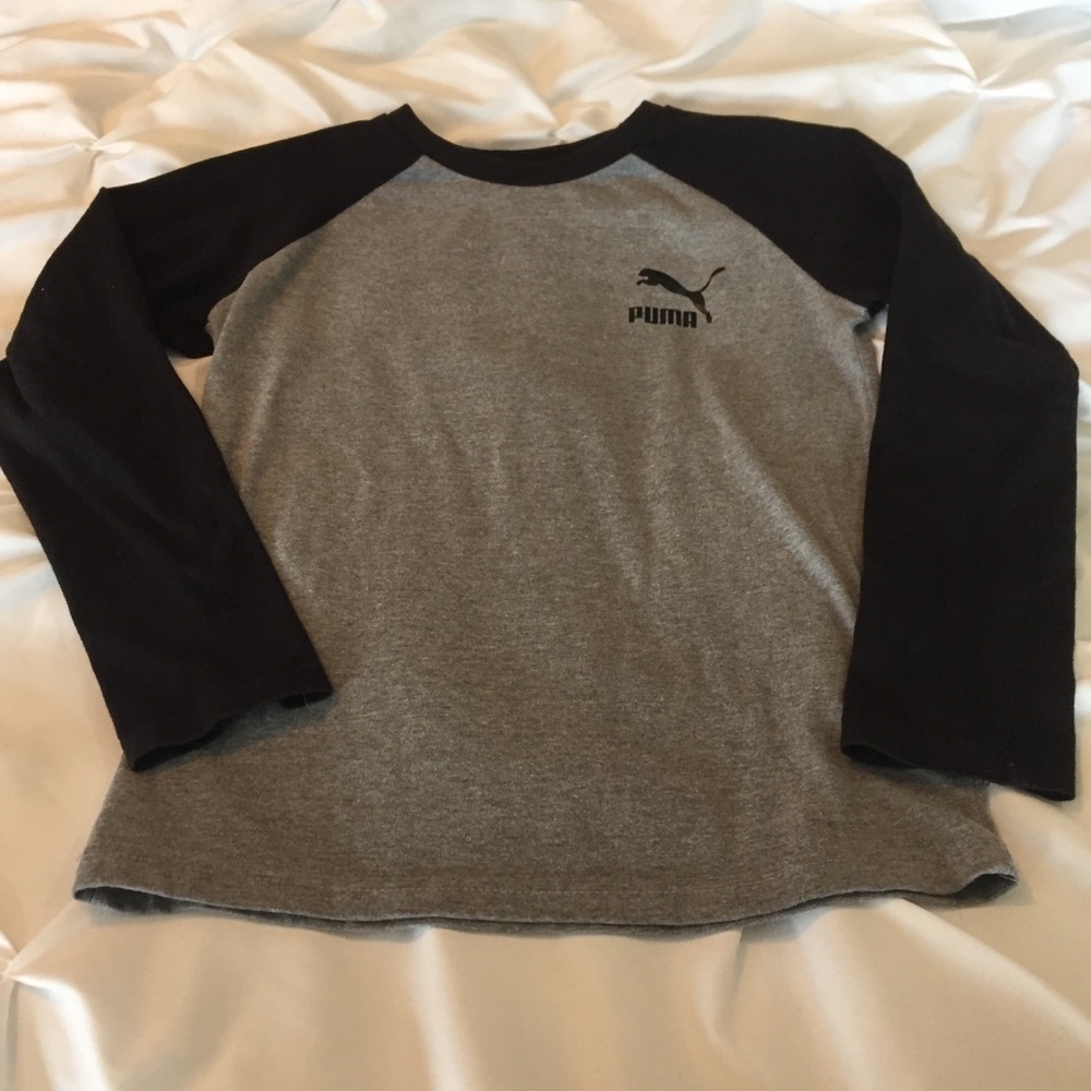Boys Puma long sleeve T